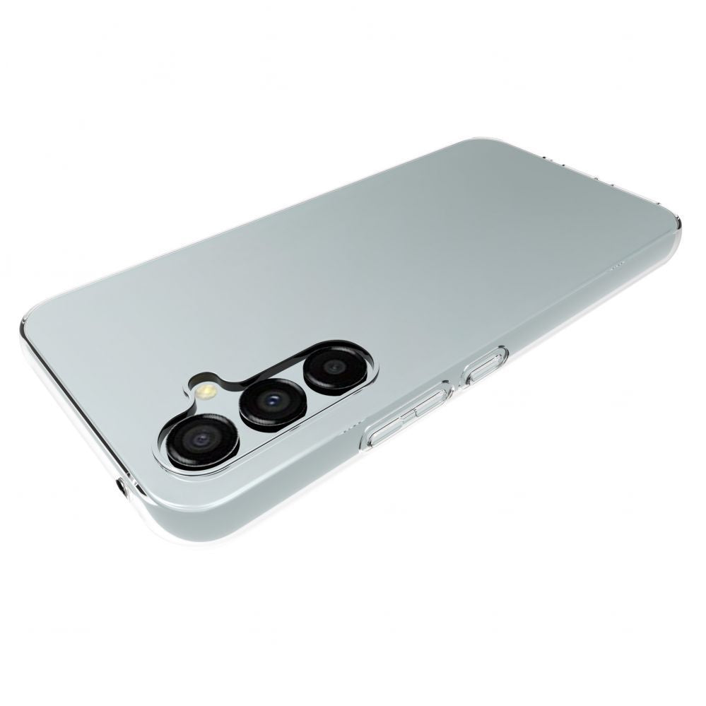 Back panel cover Evelatus Samsung Galaxy S23 Clear Silicone Case 1.5mm TPU Transparent