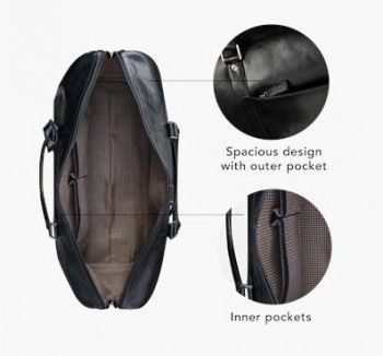 Sülearvuti kott DBRAMANTE  DBRAMANTE1928 KASTRUP 2 WEEKENDER BAG - BLACK (2ND GEN)