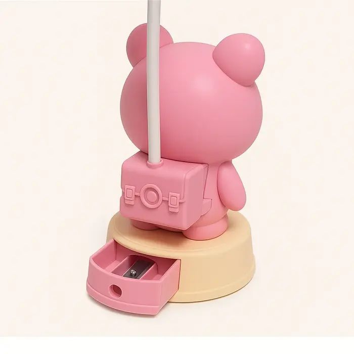 Настольная лампа Kiddyz  NL2 Space Froggy Kids Night Light Desk Lamp (20x10cm) with USB Power & pencil sharpener Pink