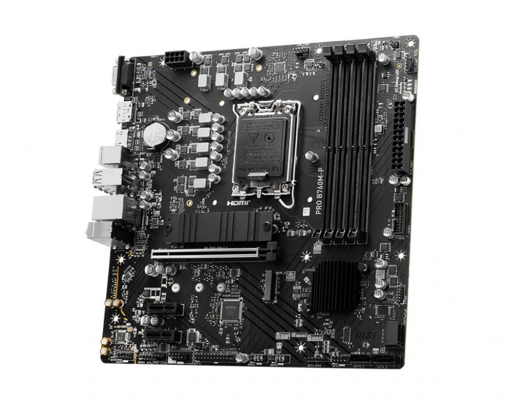Материнская плата для процессоров Intel MSI  PRO B760M-P DDR4