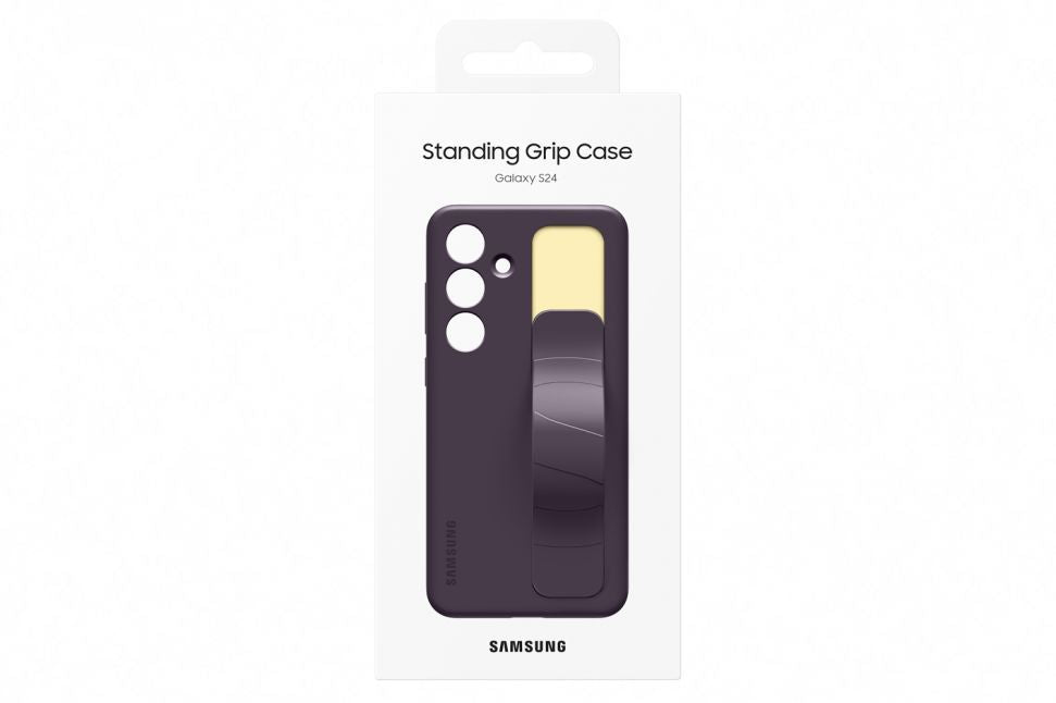 Back panel cover Samsung  GS921CEE Standing Grip Case Samsung Galaxy S24, Dark Violet