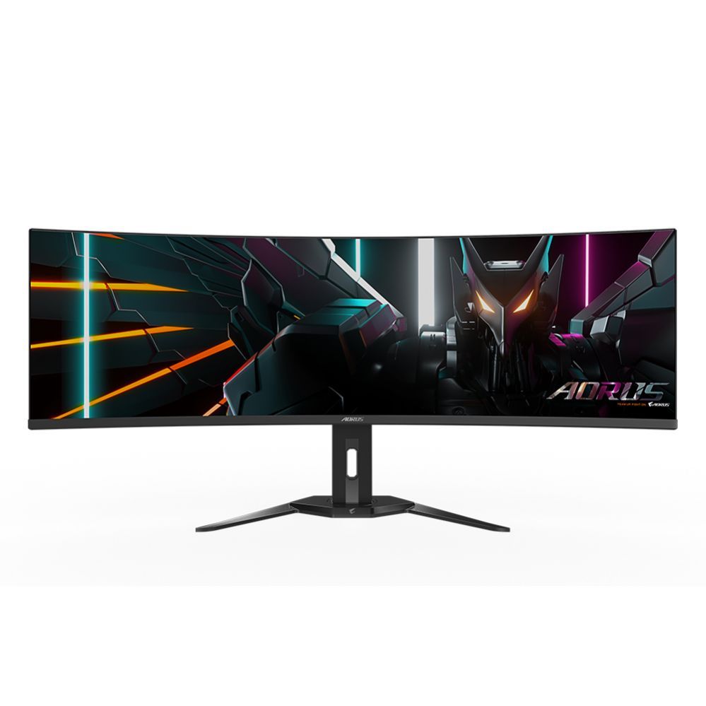 Monitor Gigabyte  Gaming Monitor 49" OLED AORUS CO49DQ EK1, 5120x1440 DQHD, 3 ms, 250 cd/m2 (TYP), HDMI ports quantity 2, 144 Hz, Black