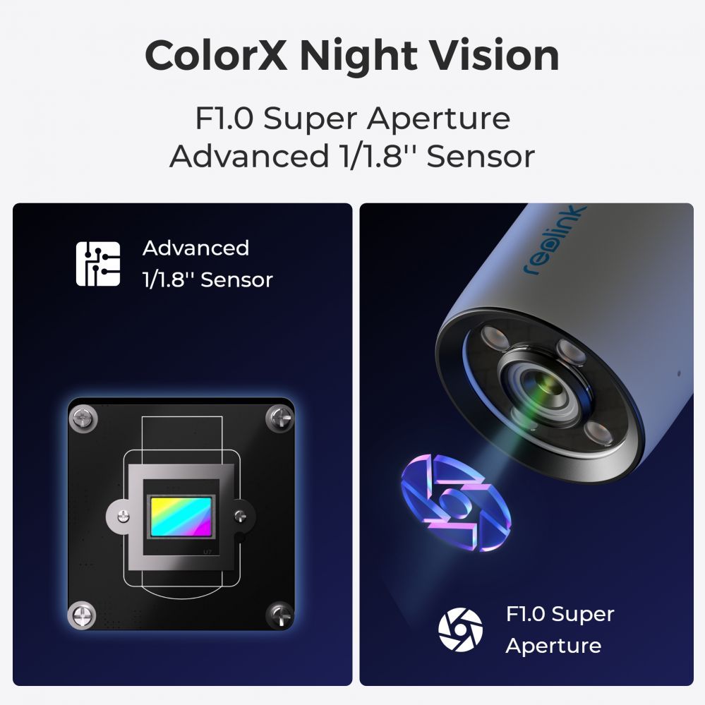 Webcam Reolink  ColorX Series P320X 2K 4MP True Color Night Vision PoE Camera |