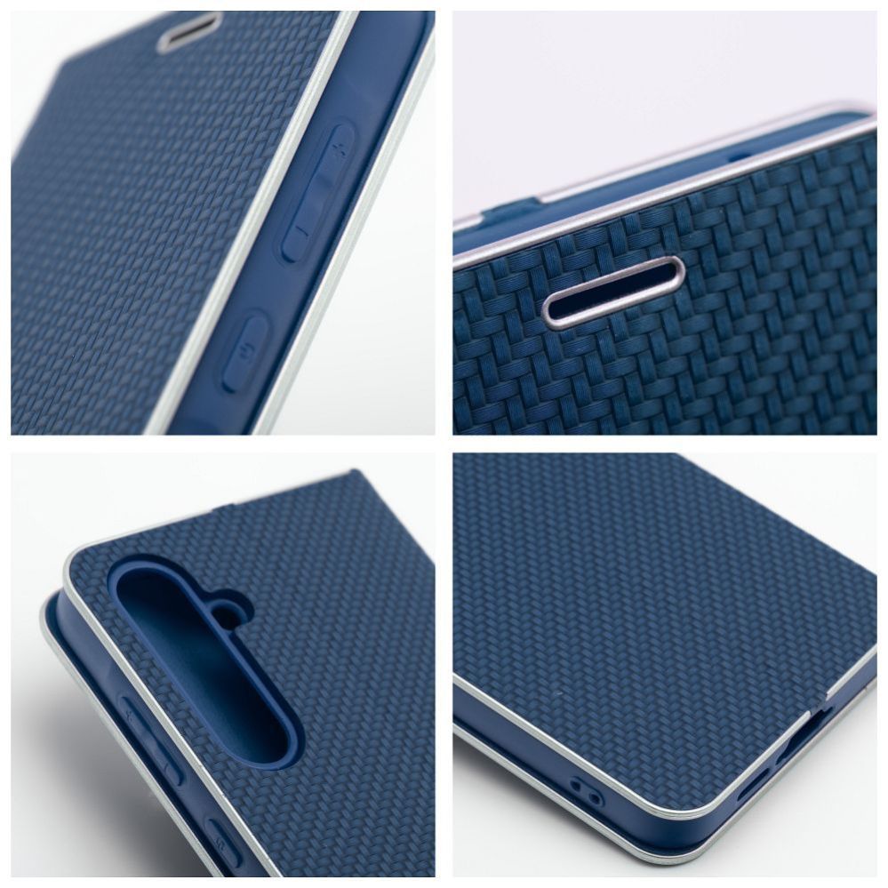 Чехол книжка OEM  Flip case for Samsung A54 5G Luna Book Carbon blue