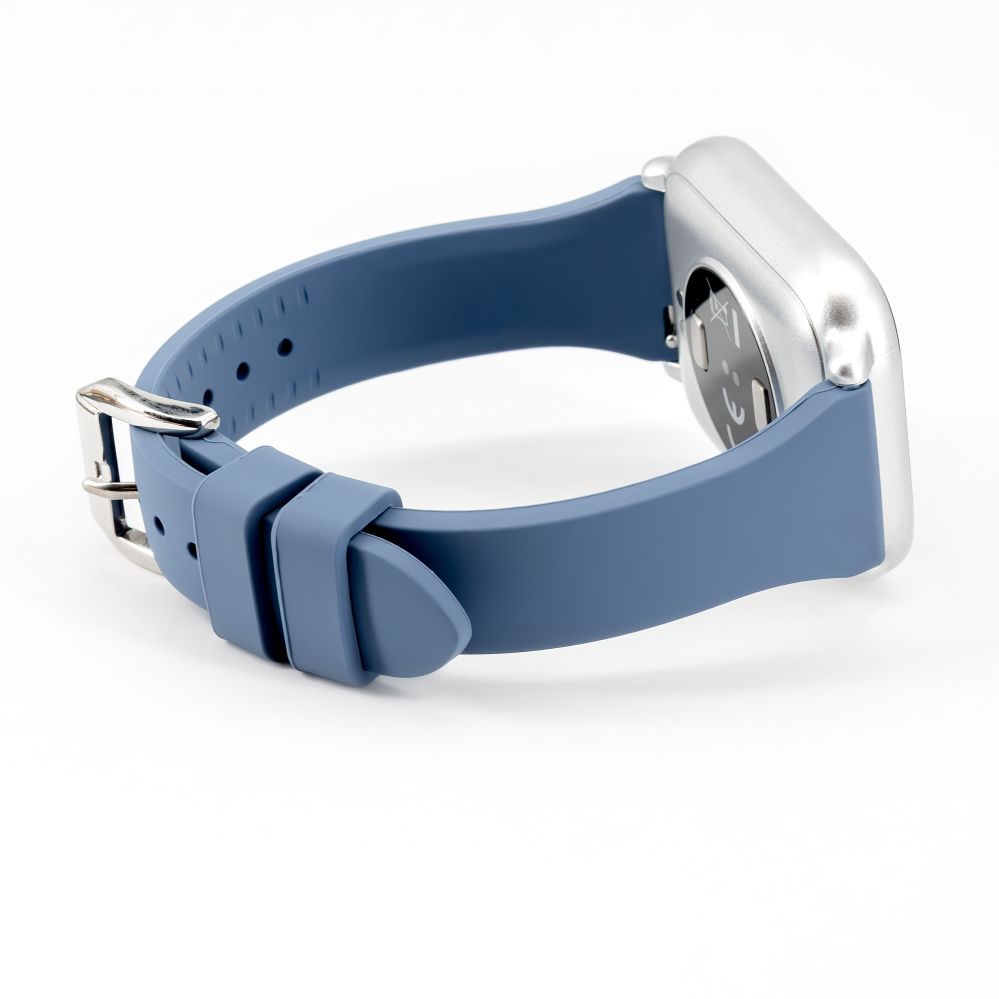 Rihm Connect  22mm T-buckle Silicone Loop Watch Strap (130mm M/L) Blue