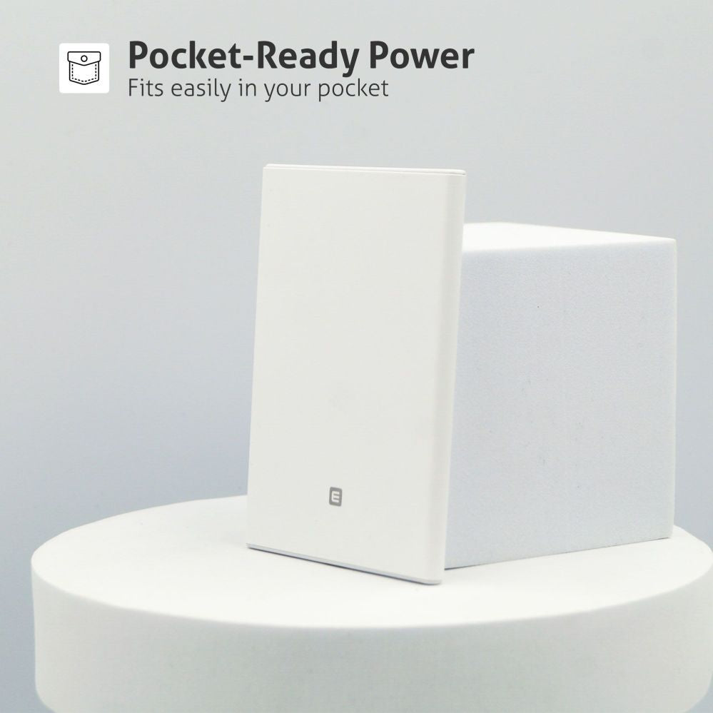 Внешний аккумулятор Evelatus  Evelatus 3000mAh Power Bank Super Slim With Wireless charging EVEP03PBSSW White