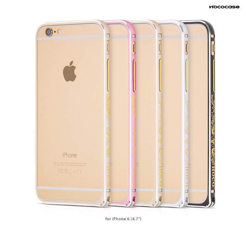 Back panel cover Hoco Apple Apple iPhone 6 / 6S Good fortune bumper HI-T027 pink