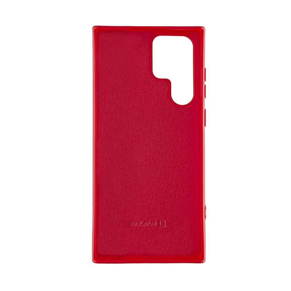 Back panel cover Evelatus Samsung Galaxy S22 Ultra Nano Silicone Case Soft Touch TPU Red