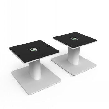 TV bracket KANTO AUDIO  KANTO AUDIO 6" UNIVERSAL DESKTOP SPEAKER STANDS - WHITE (PAIR)