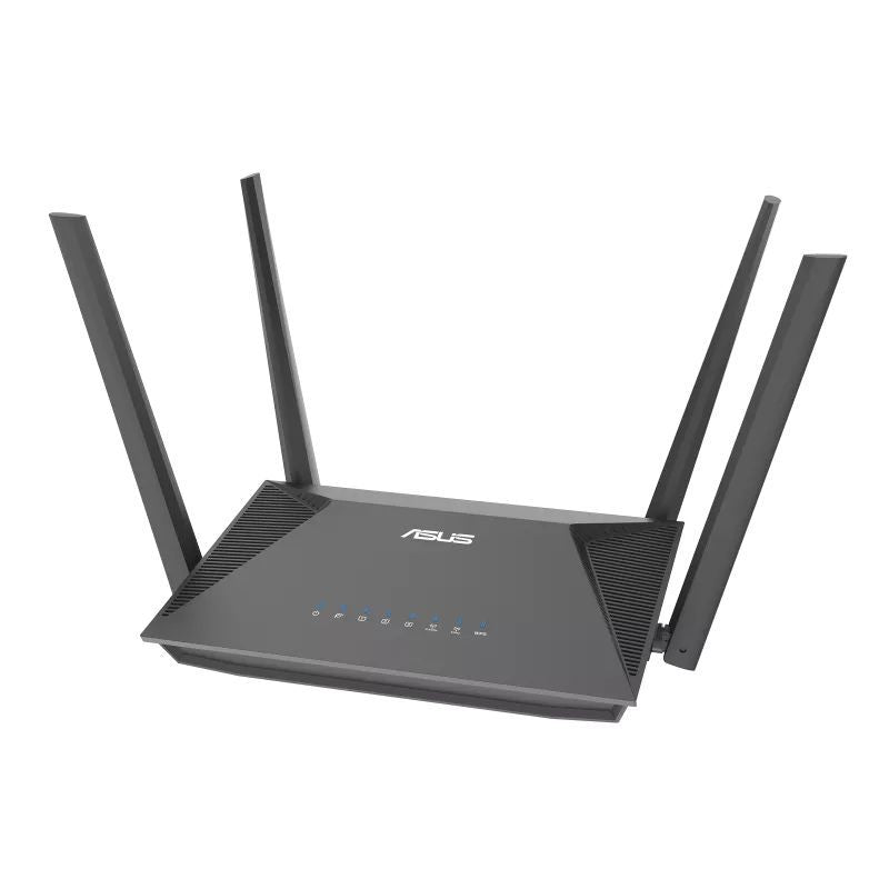 Routers Asus  RT-AX52 AX1800 AiMesh wireless router EU/13/P_EU, Black
