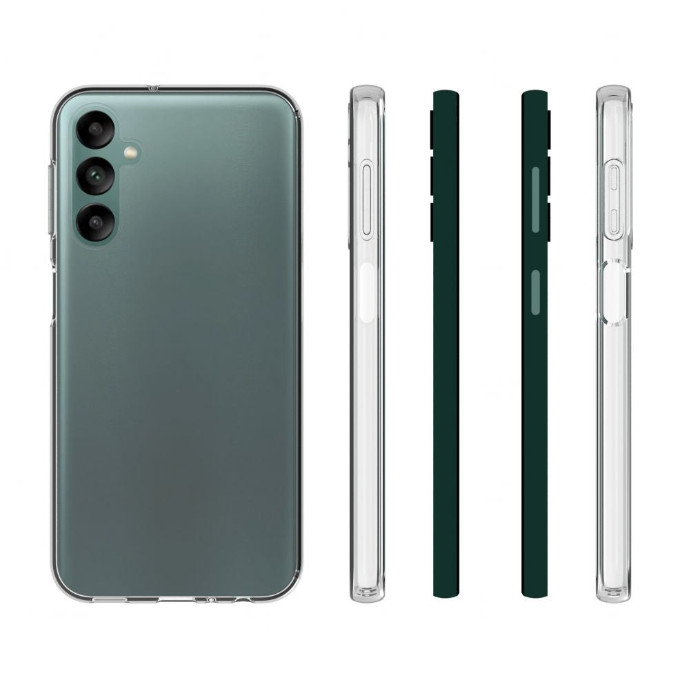 Back panel cover Evelatus Samsung Galaxy A24 Clear Silicone Case 1.5mm TPU Transparent