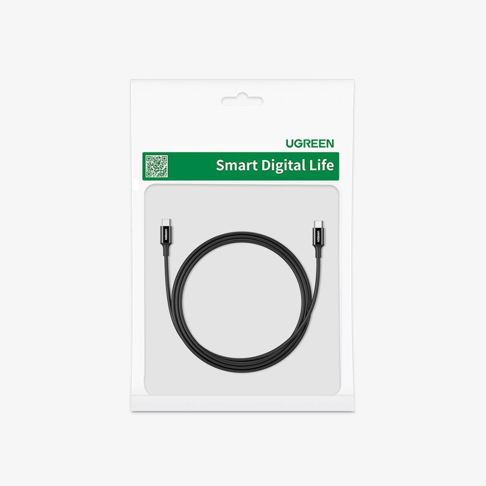 Kaabel Ugreen  US300 USB-C / USB-C cable 480Mb/s 5A 1m Black