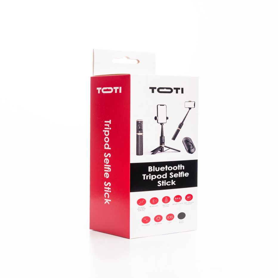 Авто держатель seek toti  SEEK TOTI Selfie Stick with Hidden Design Stable Tripod Q12, Black