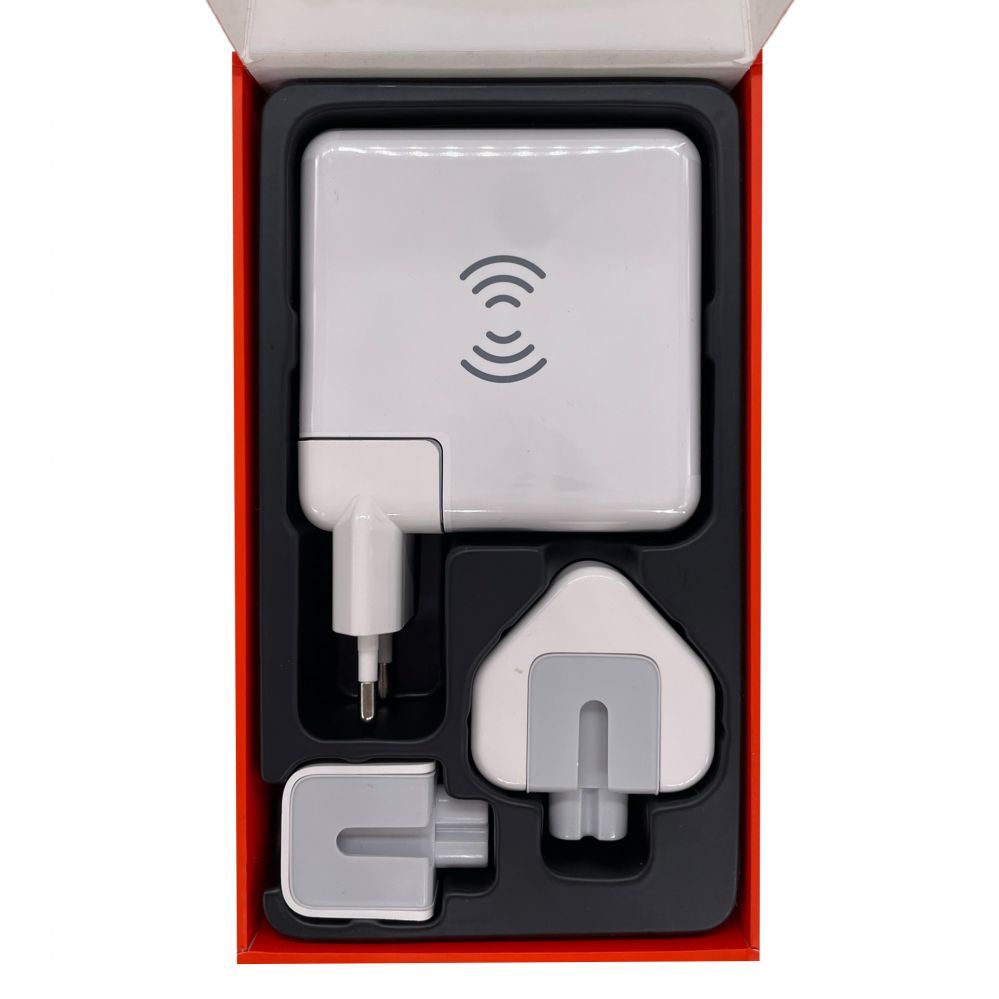 Wireless charger Evelatus  Travel adapter Wireless Charger EWC06 White