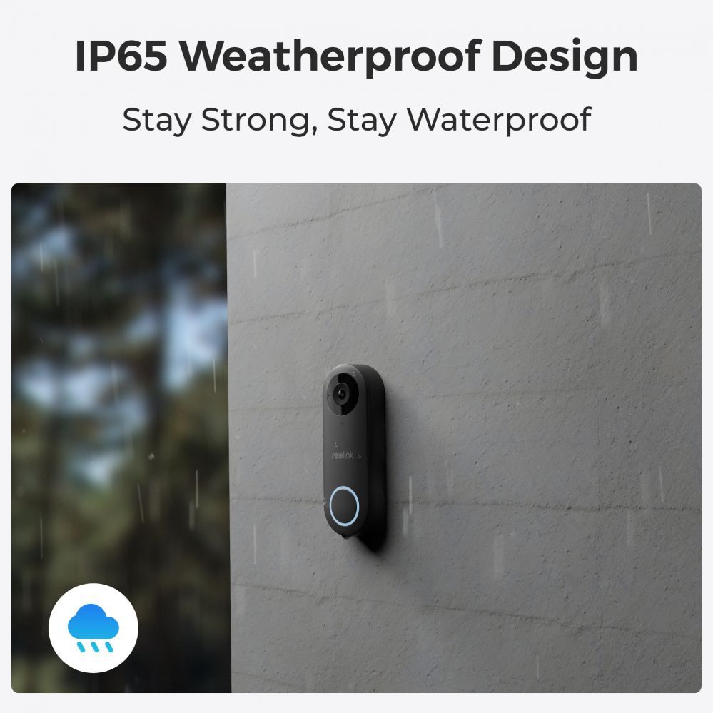 Сервер - Прочие аксессуары Reolink  D340W Smart 2K+ Wired WiFi Video Doorbell with Chime