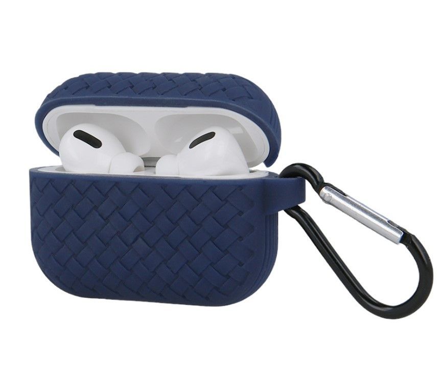 Korpus kõrvaklappidele iLike Apple Airpods 3 with hook Cas Navy Blue