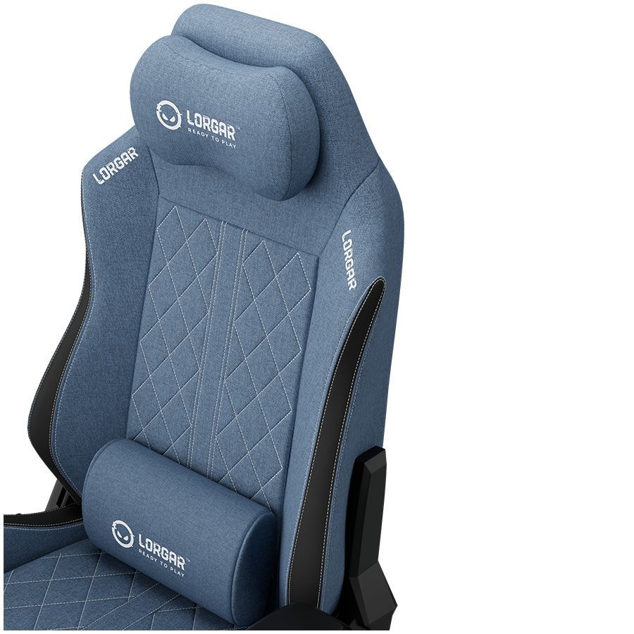 Computer chairs / desks LORGAR LORGAR CHA41, Ergonomic Gaming Chair Advanced, premium anti-stain fabric, Blue