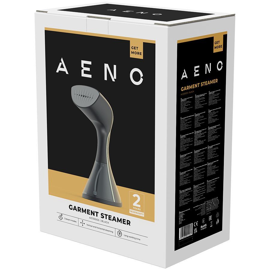 Other small household appliances AENO AENO Hand Garment Steamer GS3, 1500W, Detachable Water Tank, 3 steam modes