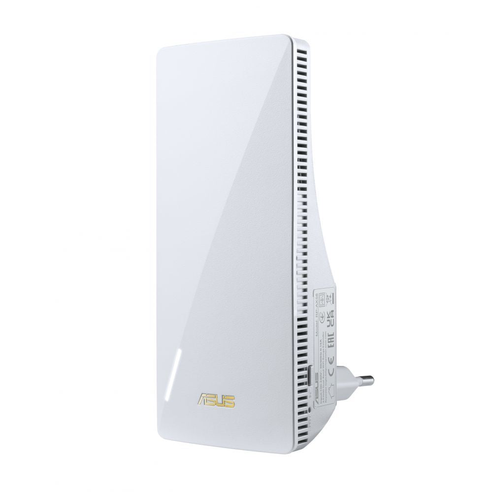 Routers Asus  AX3000 Dual-band WiFi 6 Range Extender (EU) | RP-AX58 | 802.11ax | 574+2402 Mbit/s | 10/100/1000 Mbit/s | Ethernet LAN (RJ-45) ports 1 | Mesh Support Yes | MU-MiMO No | No mobile broadband | Antenna type Internal