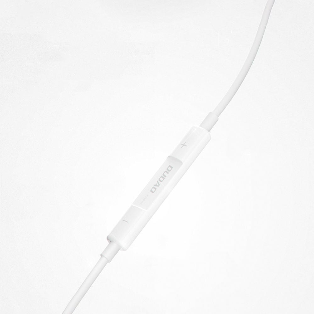 Проводные наушники Dudao  in-ear headphones with Lightning connector White