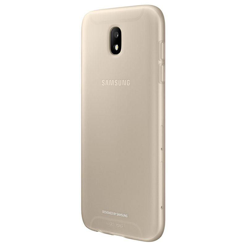 Чехол на заднюю панель Samsung  Galaxy J3 2017 Jelly Cover  EF-AJ330TFEG Gold