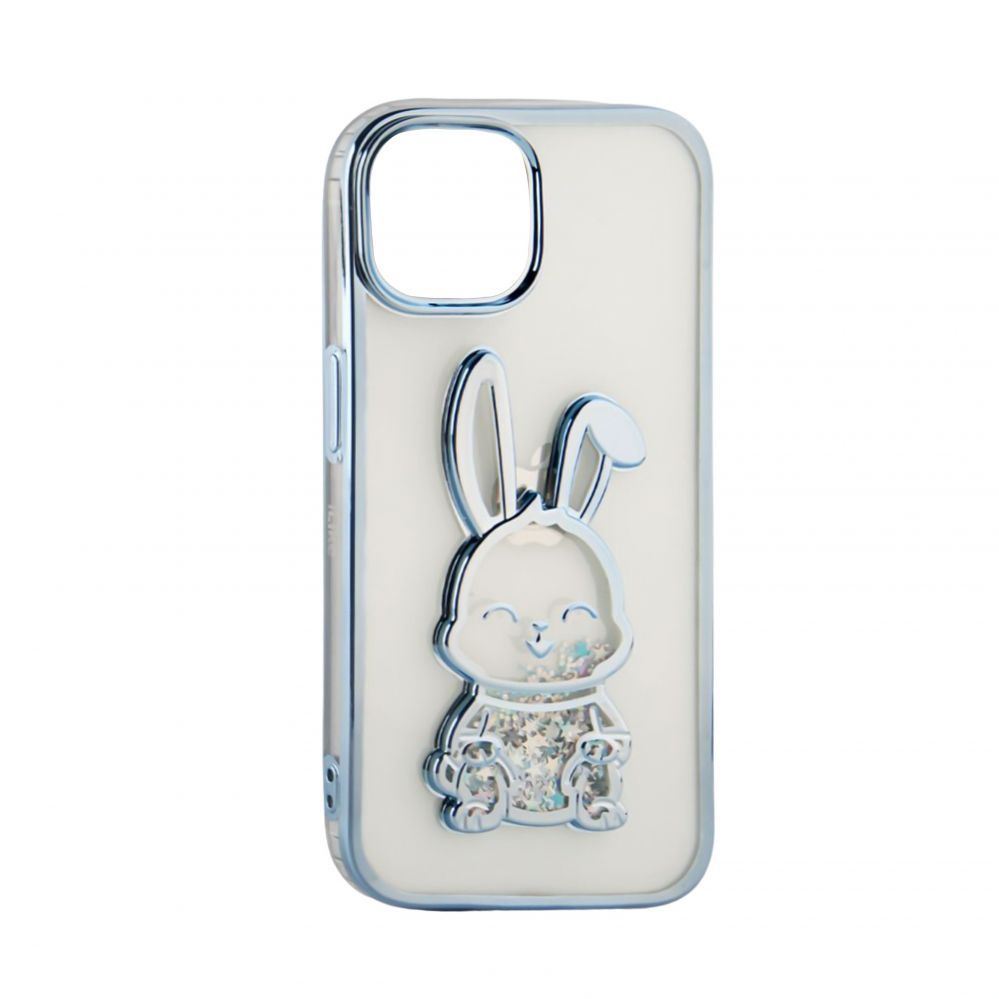 Tagakaaned iLike Apple iPhone 15 Pro Silicone Case Print Desire Rabbit Blue