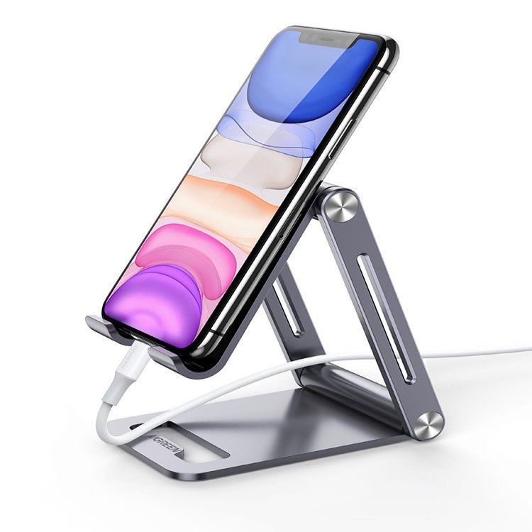 Авто держатель Ugreen  Ugreen metal aluminum folding phone holder tablet gray (LP263 80708)