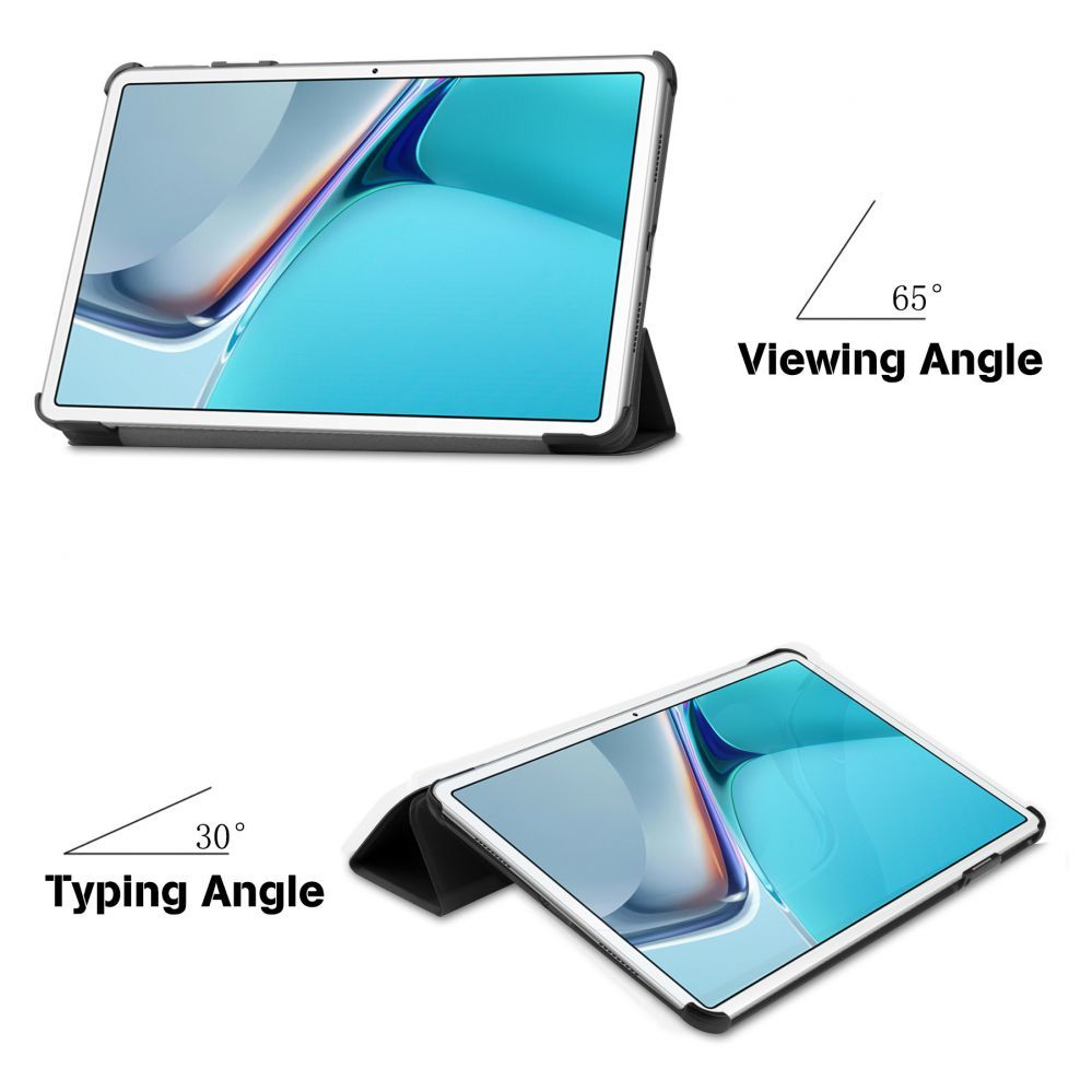 Kaaned iLike  iPad Mini 5 7.9 Tri-Fold Eco-Leather Stand Case Sky Blue