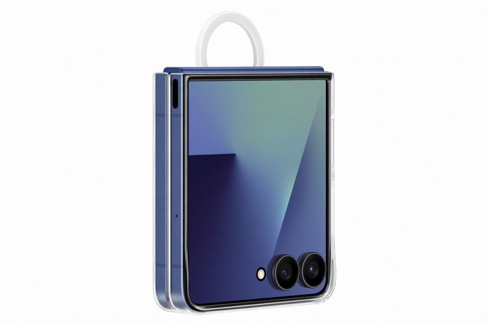Back panel cover Samsung  QF766CTEGWW Ring Case (Clear) Samsung Galaxy Flip7, Transparent