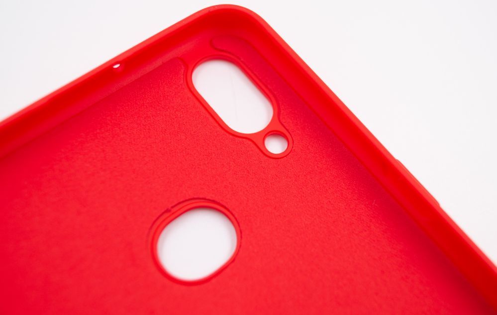 Back panel cover Evelatus Samsung Galaxy A10s Nano Silicone Case Soft Touch TPU Red