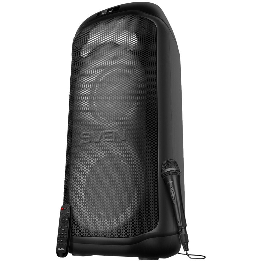 Bluetooth speakers Sven  Speaker SVEN PS-1050, black (200W, TWS, Bluetooth, FM, USB, microSD, LED-display, 7200mAh)