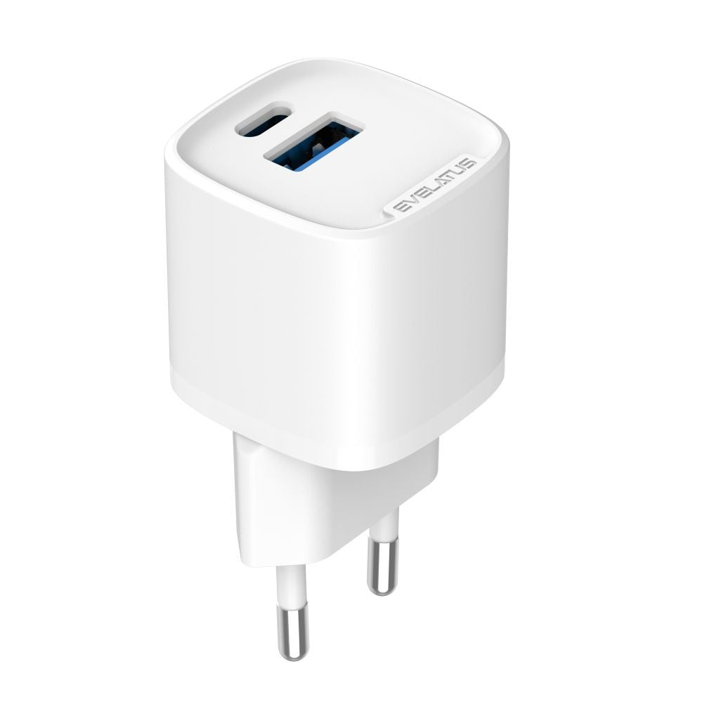 Adapter Evelatus  Evelatus QuickVolt  Adapter  20W EU-WH White