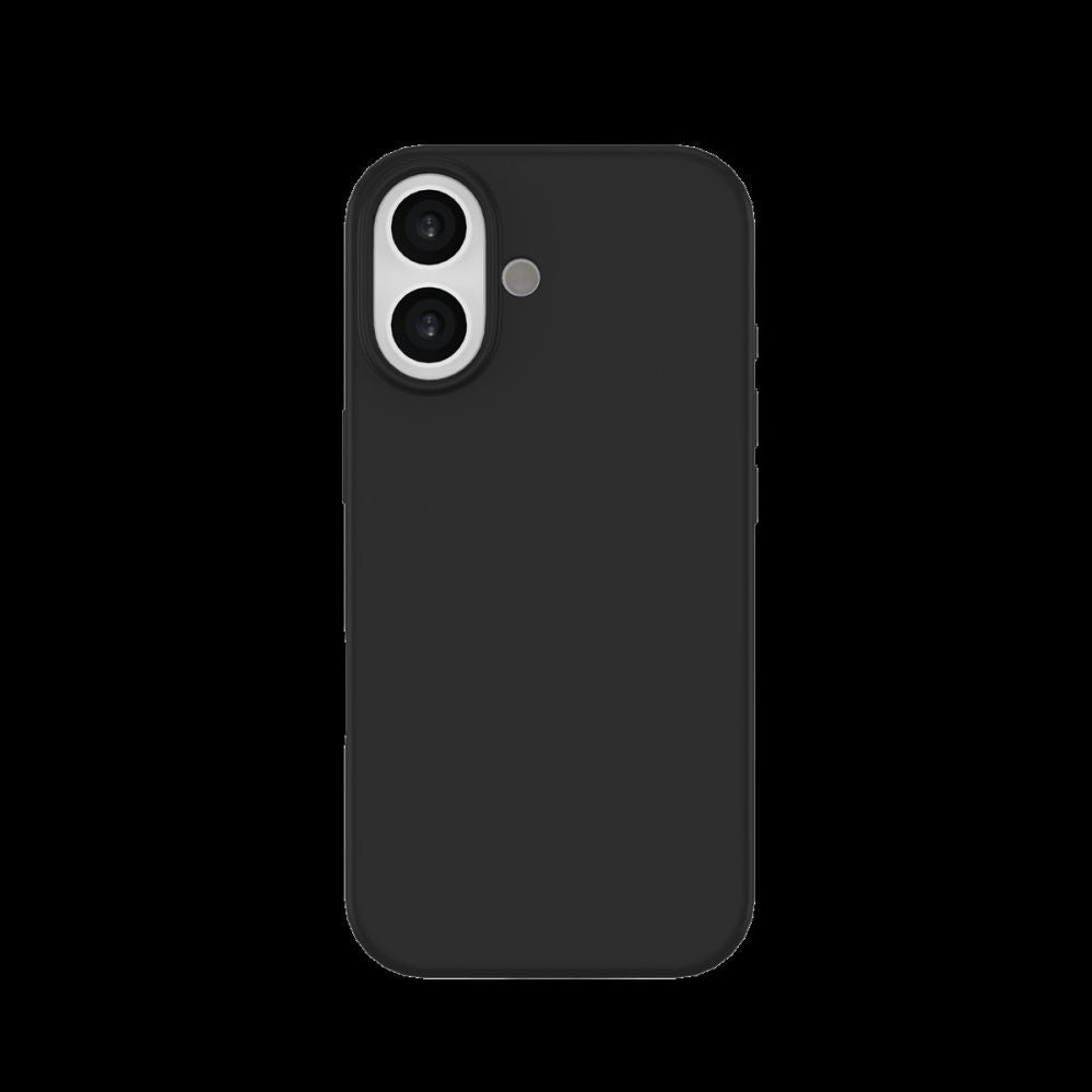 Back panel cover Just Must  JUST MUST REGULAR DEFENSE SILICONE with MAGSAFE for iPhone 17 Black