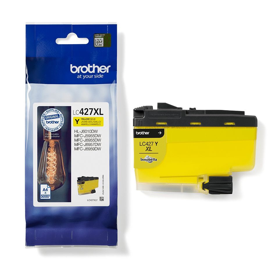 Tarvikud ja tarvikud Brother  LC427XLY Ink Cartridge, Yellow