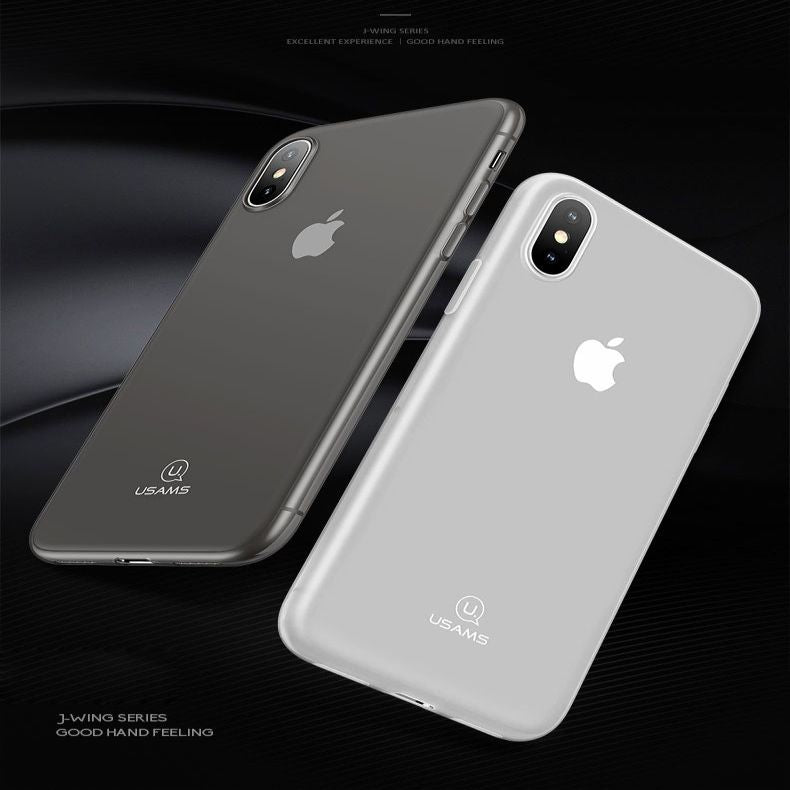 Чехол на заднюю панель USAMS Apple iPhone X/Xs J-Wing 0.48mm TPU Case Transparent