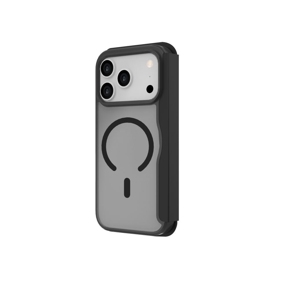 Back panel cover Just Must  JUST MUST CHAMPION II  FLIP CASE MAGSAFE for  iPhone 17 Pro, Black