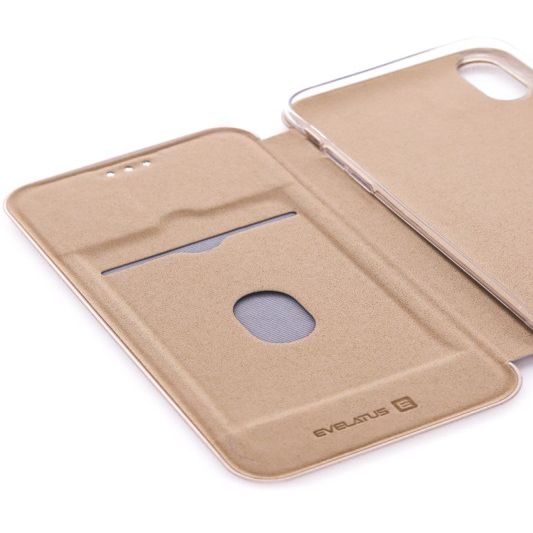 Чехол книжка Evelatus Apple iPhone X/Xs Book Case Gold