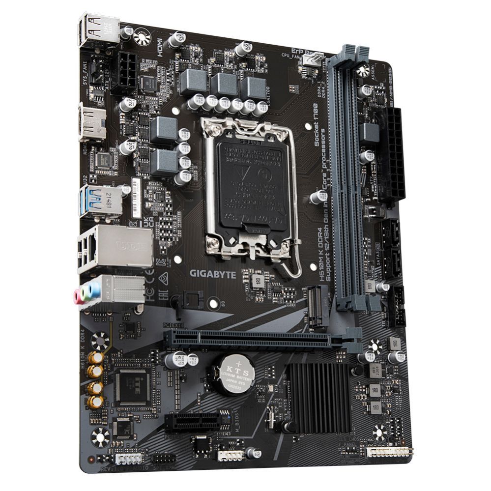 Motherboard for Intel processors Gigabyte  H610M K DDR4 1.0 M/B