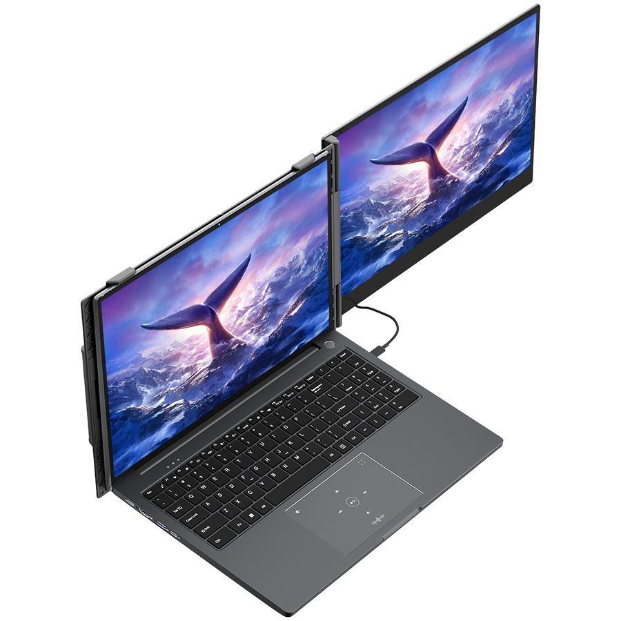 Monitor Blackview  Portable monitor Blackview SCM6 Single Screen 14inch 1920x1080 16:9 LCD 60Hz IPS 178 USB-C 3.1x3 for 13-17.3 inch laptops 332x207x15.6mm Grey Black