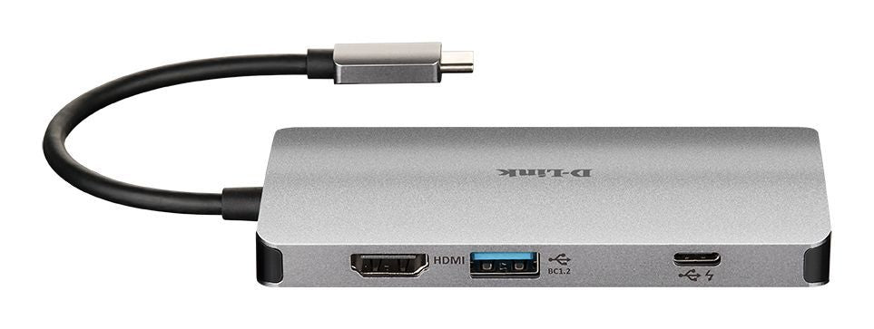 Ruuterid D-link  8-in-1 USB-C Hub with HDMI/Ethernet/Card Reader/Power Delivery DUB-M810	 0.15 m