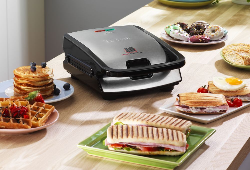 Тостер TEFAL  SW852D12 Sandwich Maker 700 W, Number of plates 2, Number of pastry 2, Stainless steel