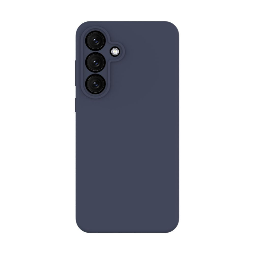 Tagakaaned Evelatus Samsung Galaxy S25 FE Premium Magnetic Soft Touch Silicone Case Dark Blue
