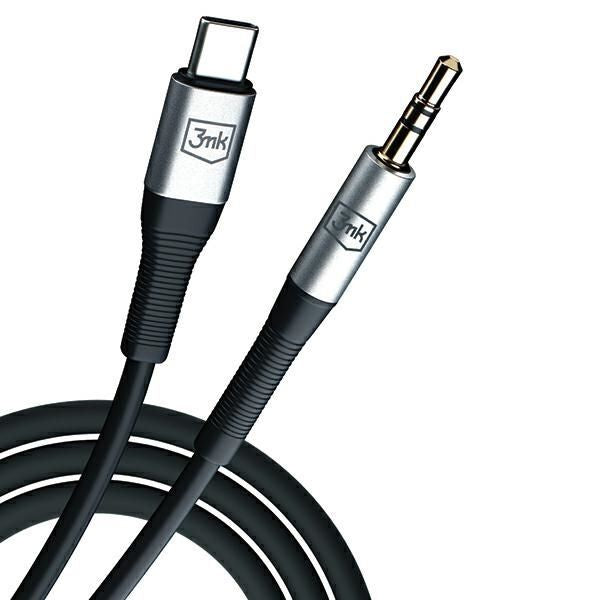 Кабель 3MK  3MK Kabel AUX USB-C - Jack 3,5 mm 1m
