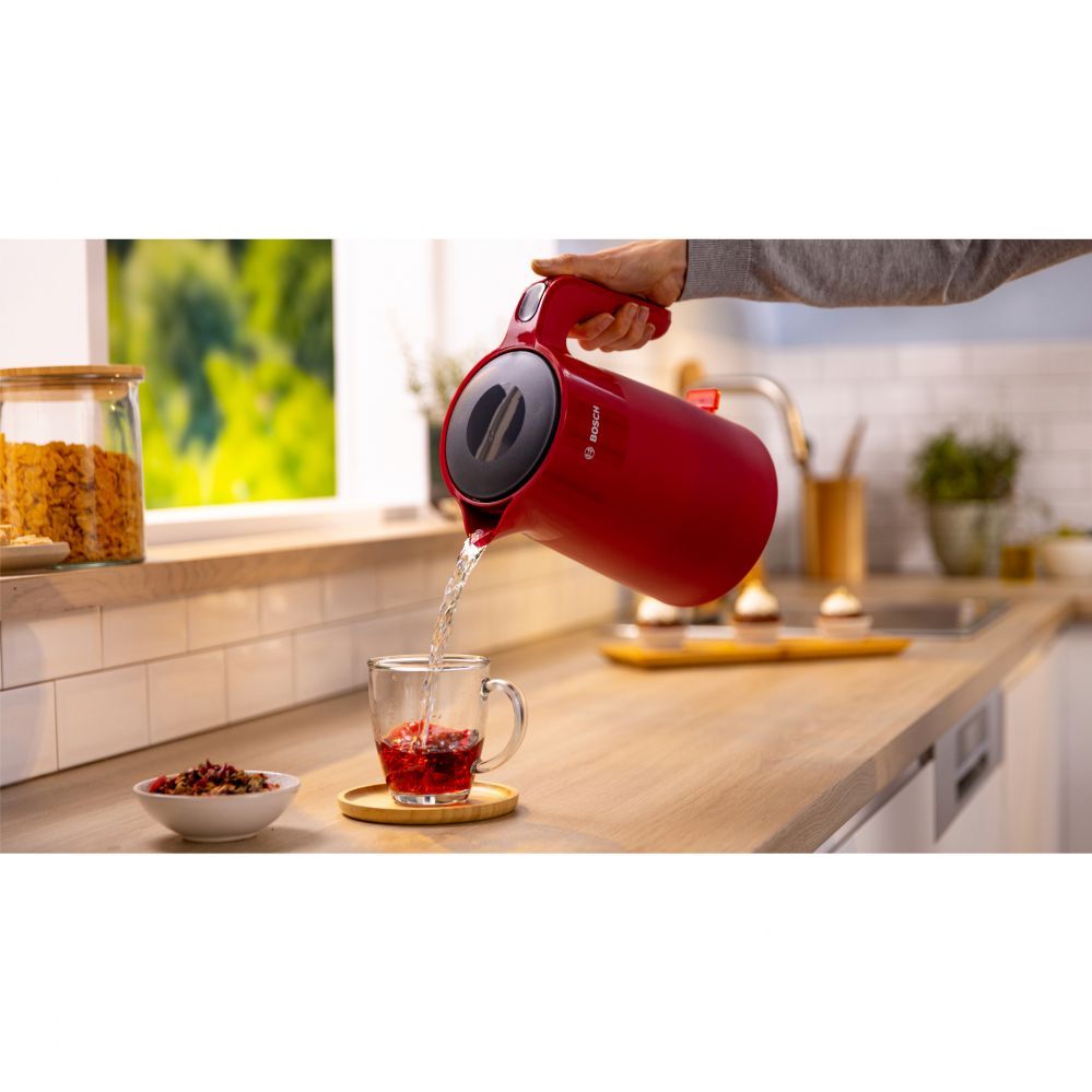 Teapot Bosch  Kettle | TWK2M164 MyMoment | Electric | 2400 W | 1.7 L | Plastic | 360° rotational base | Red