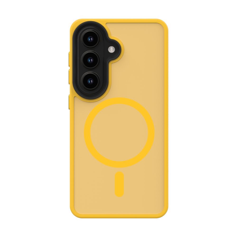 Tagakaaned Evelatus Samsung Galaxy S26 Hybrid Case with Magnetic PC+TPU Orange