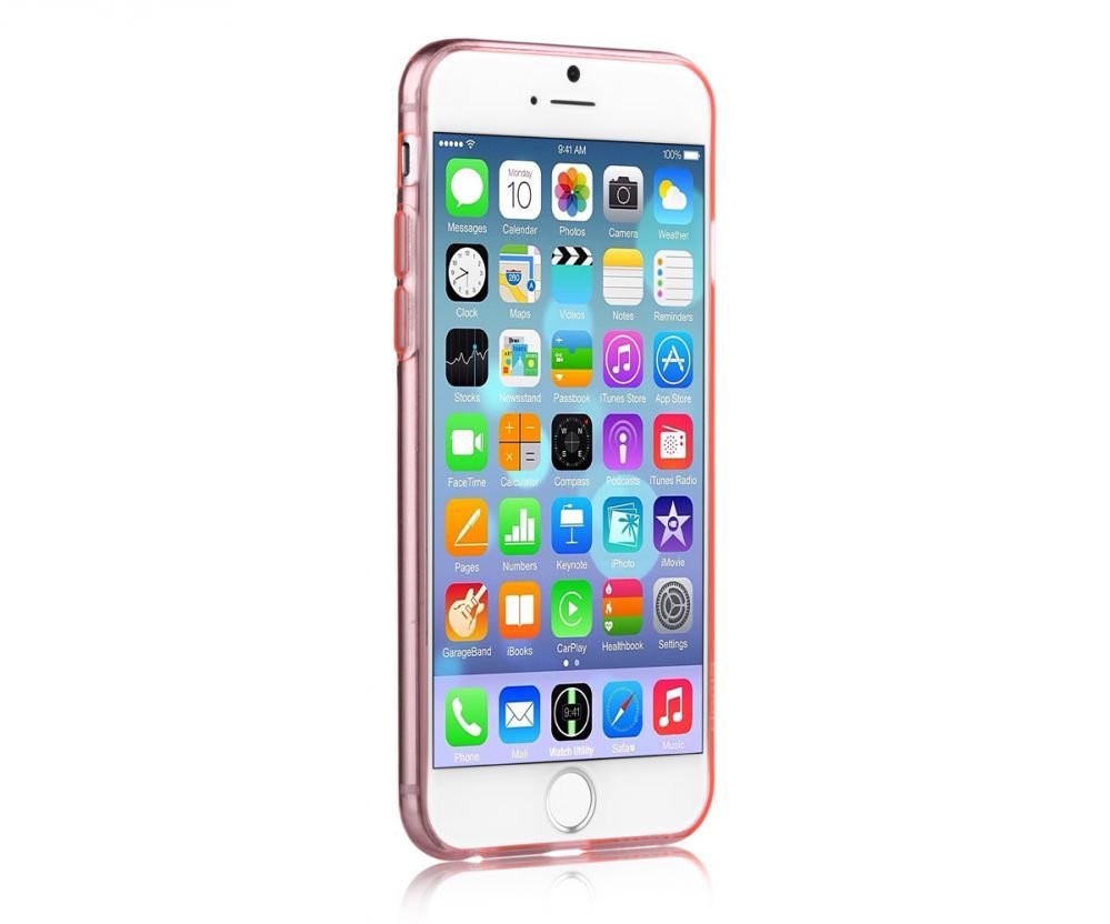 Back panel cover Devia Apple iPhone 6/6s Plus Naked case Rose Gold