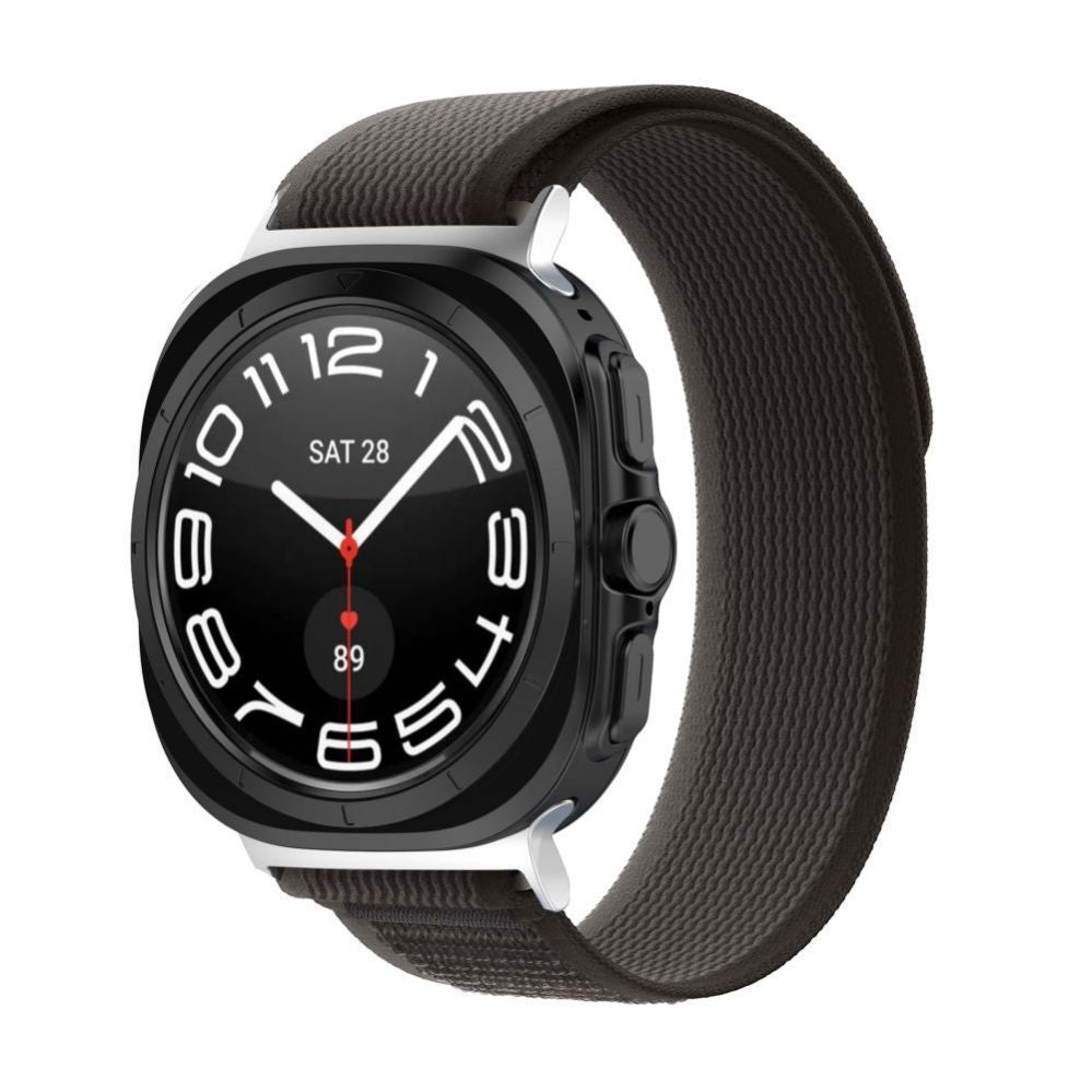 Strap Tech-Protect  Tech-Protect Nylon Strap for Samsung Galaxy Watch Ultra (47mm) - Black/Orange