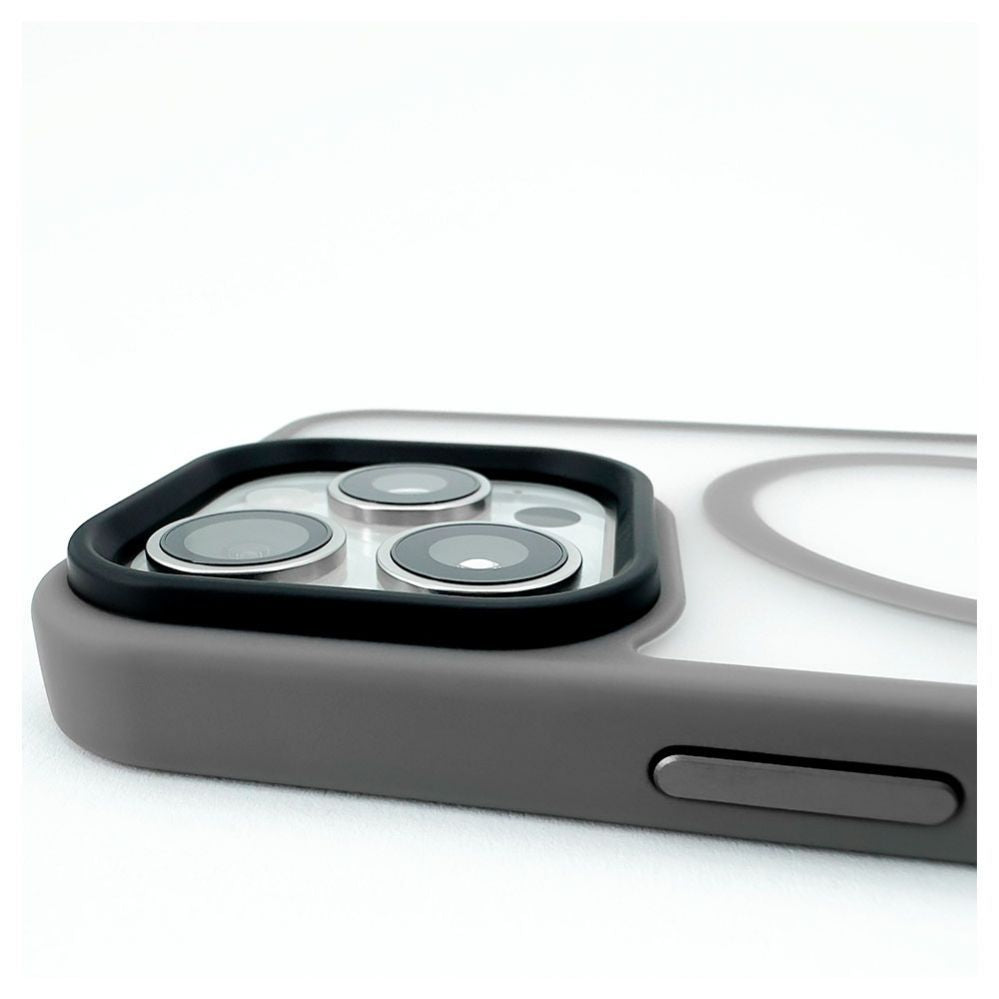 Tagakaaned Evelatus Apple iPhone 15 Pro Hybird Case With Magsafe PC+TPU Silver