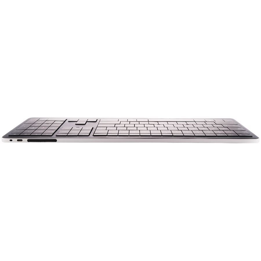 Arvuti klaviatuur CLEVETURA  CLEVETURA CLVX 1 Touch-On-Keys AI Wireless Keyboard, ANSI US Windows Layout, Scissor Switches, Aluminum Chassis, Interactive RGB, Windows/Linux/MacOS support