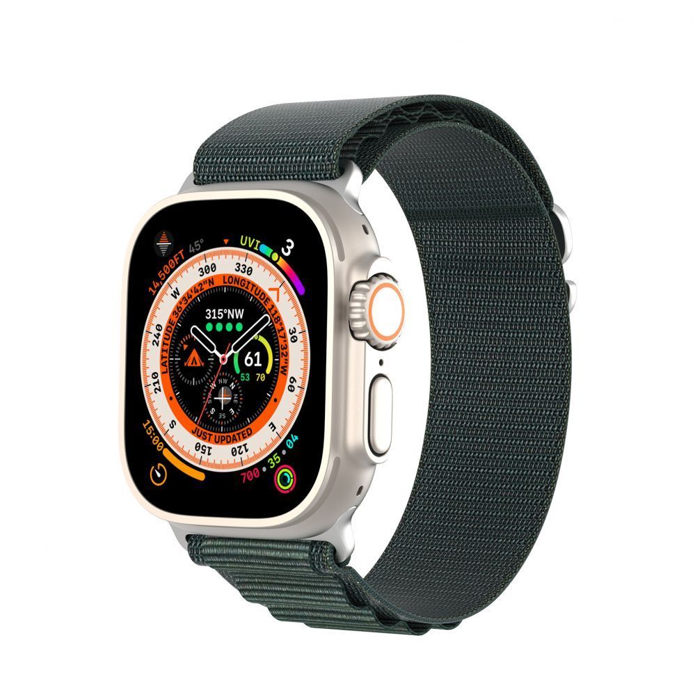 Ремешок Dux Ducis  Sport strap with buckle for Apple Watch 9 / 8 / 7 / 6 / SE / 5 / 4 / 3 / 2 / 1 (41, 40, 38 mm) Dux Ducis Strap GS Version - green Green